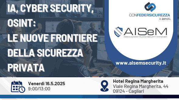 I security manager della vigilanza privata si formano in Sardegna