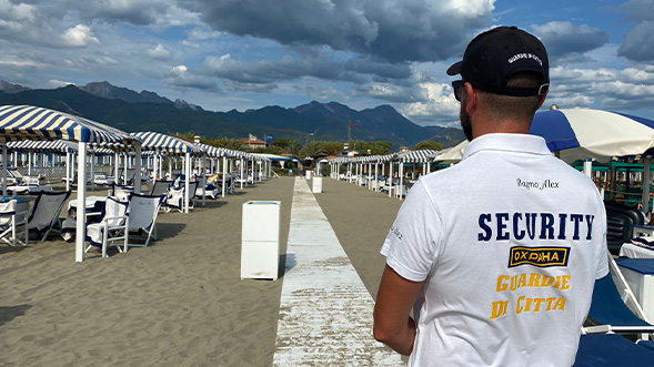 La Vigilanza privata va al mare